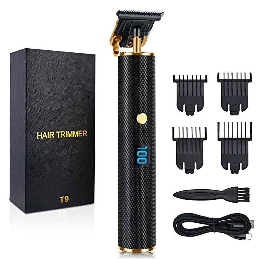 Men Hair Clippers, Professional Outliner Hair Trimmer Cordless, Mens Beard Trimmer, Wireless Hair Cutting Kit for Barbers, USB Rechargeable, Black and Gold Amazon Platform Banned - Mubimart -  