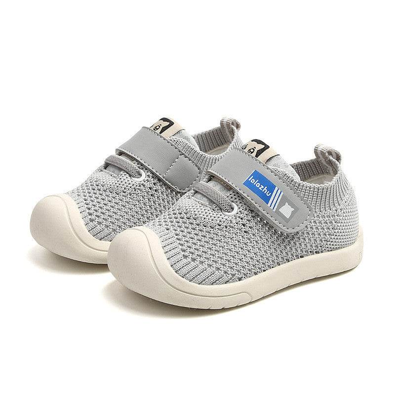 Men's Baby Soft Soled Toddler Shoes Female Children's Baby Mesh Breathable Shoes - Mubimart