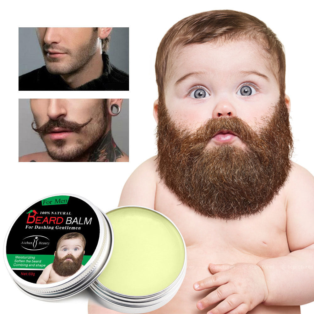 Men's Beard Balm Combing And Moisturizing 60g - Mubimart - Beard Balm 