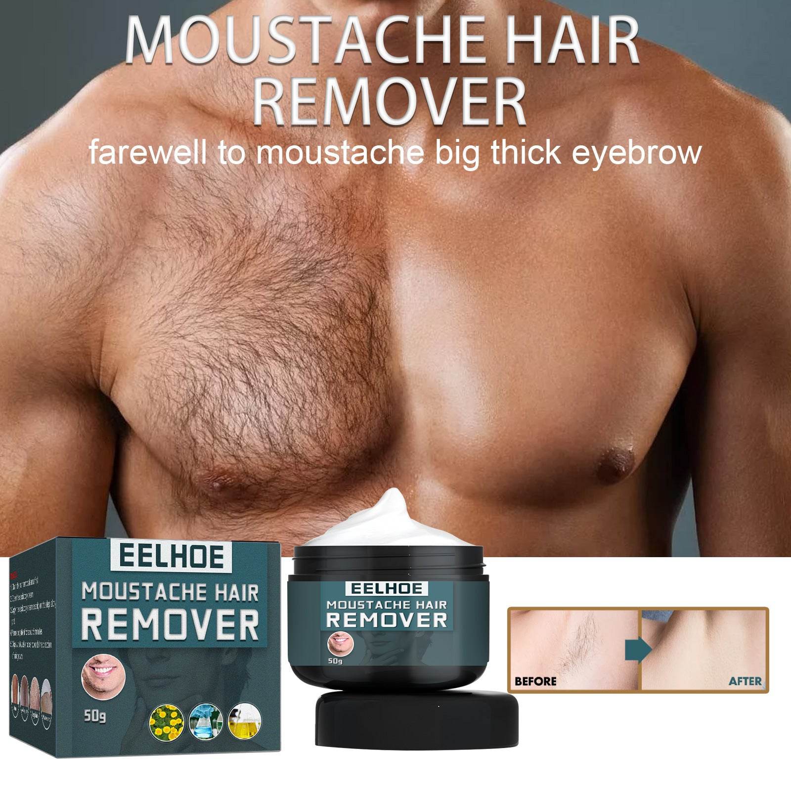 Men's Hair Removal Cream Is Clean And Gentle - Mubimart