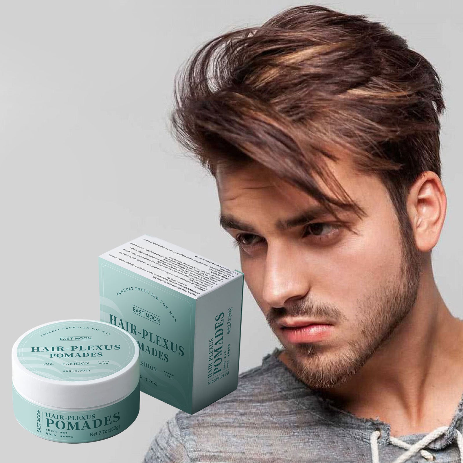 Men's Pomade Anti-frizz Hair Care Moisturizing Gloss - Mubimart - Hair Pomade 