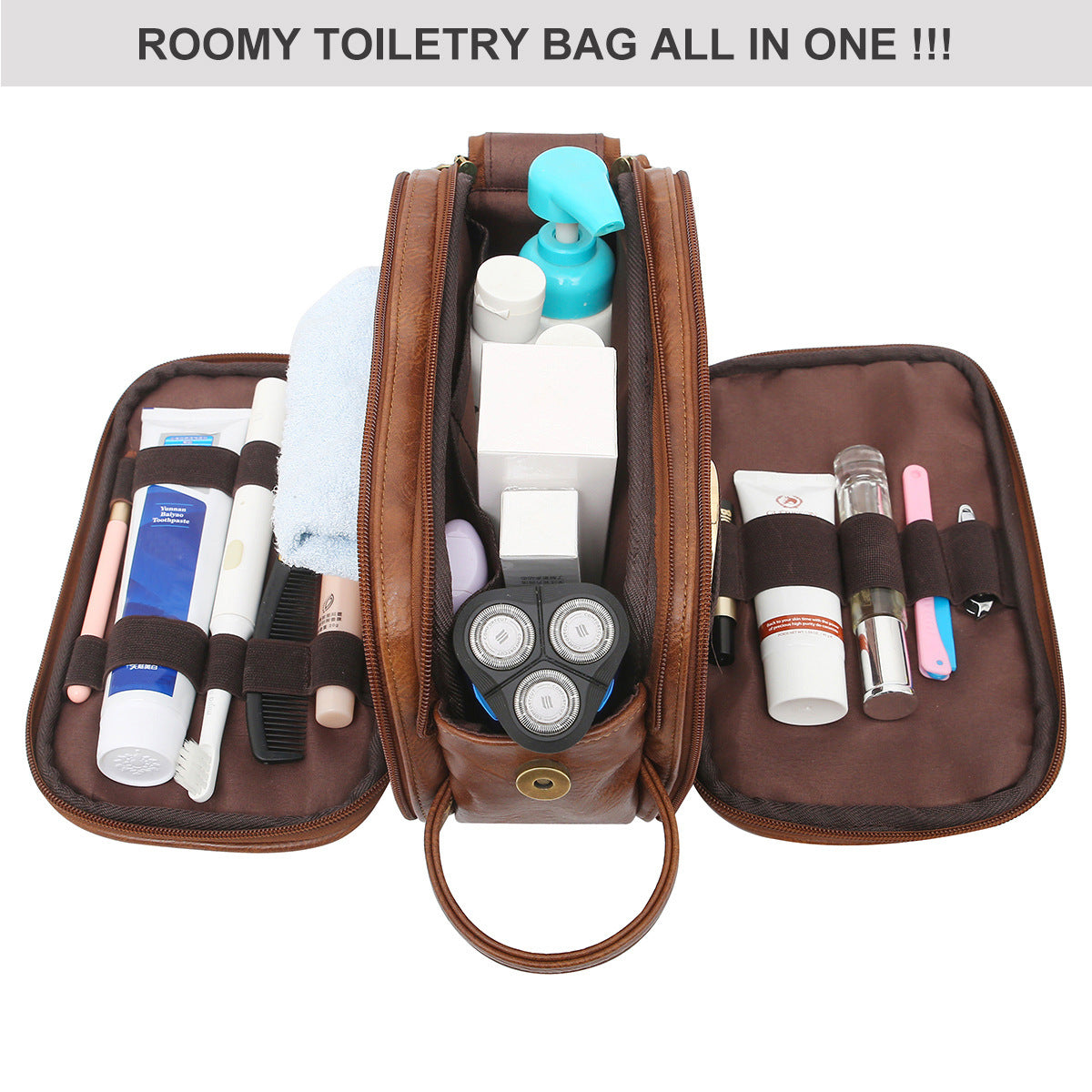 Men's Toiletry Bag Travel Storage Cosmetic - Mubimart -  