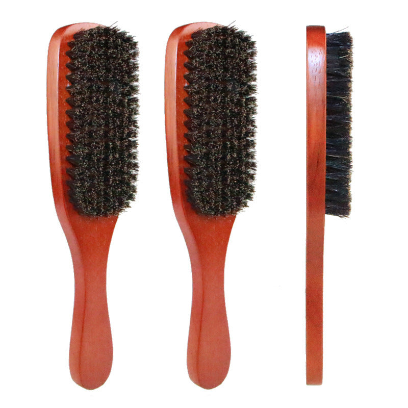 Men's beard brush to clean broken hair bristle brush - Mubimart - Beard Brush 