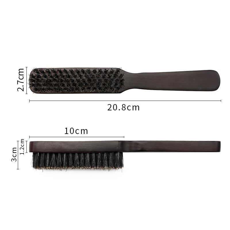 Men's oil head brush and beard styling comb - Mubimart -  