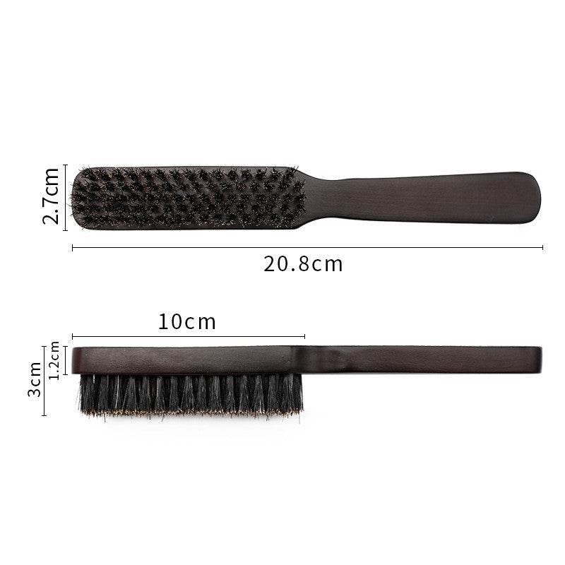 Men's oil head brush and beard styling comb - Mubimart