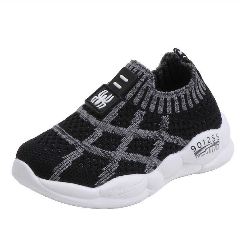 Mesh Sneakers Korean Style Boys And Girls Fly-knit Casual Shoes - Mubimart -  