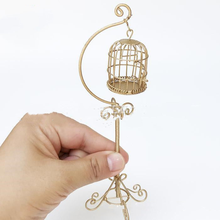 Metal Bird Cage With Bracket New - Mubimart -  