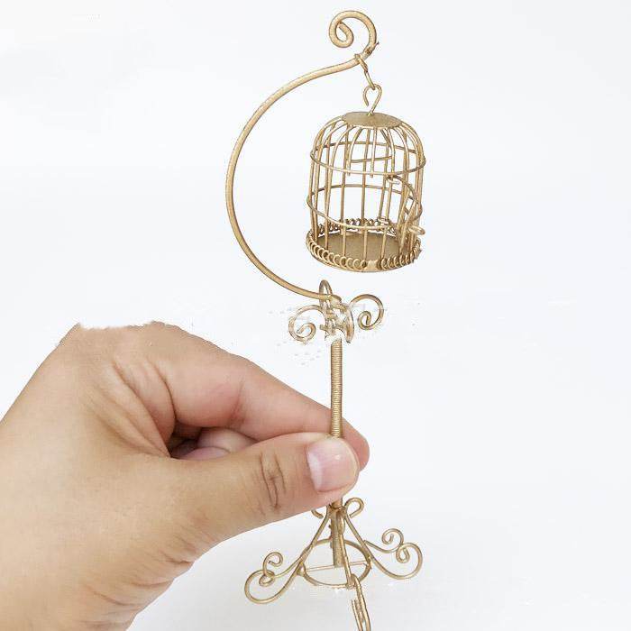 Metal Bird Cage With Bracket New - Mubimart