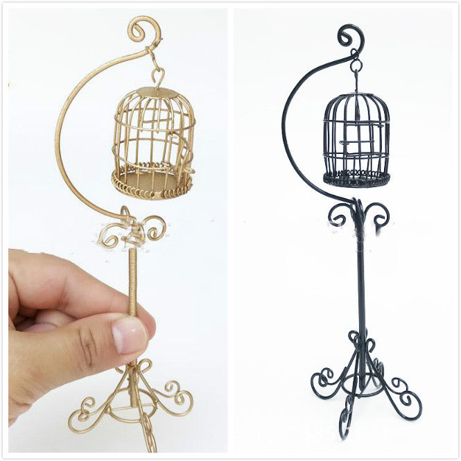 Metal Bird Cage With Bracket New - Mubimart -  