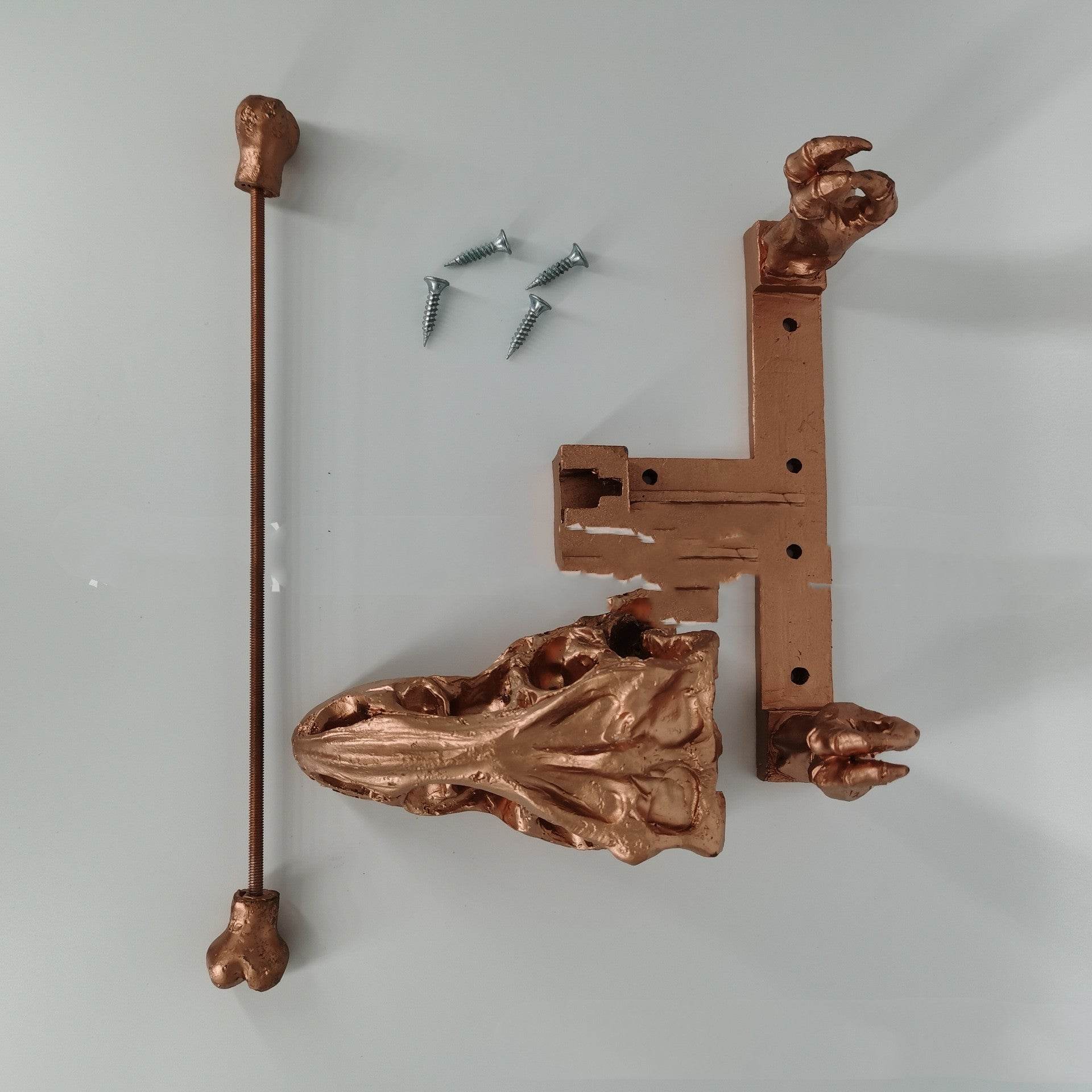 Metal Dinosaur Tissue Holder Toilet Paper Holder Towel Rack For Kitchen Decor Bathroom Paper Towel Household Accessories - Mubimart