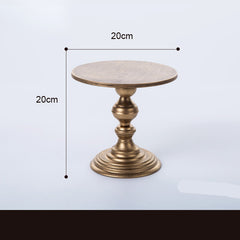 Metal Round Cake Stand Dessert Holder Cupcake Display Rack Birthday Wedding Party Decoration Cake Tools - Mubimart -  