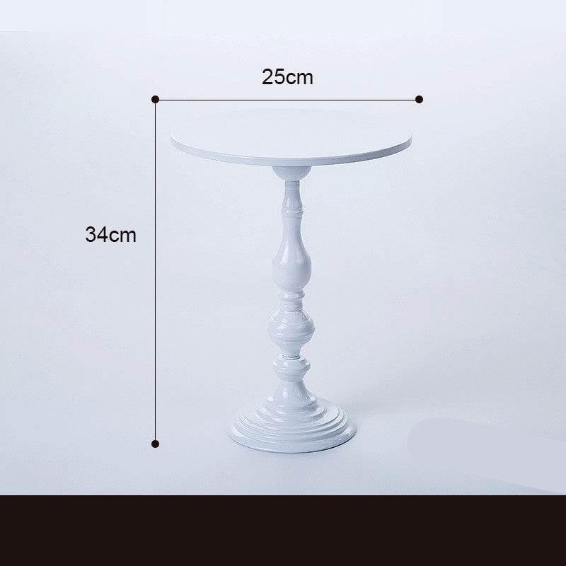 Metal Round Cake Stand Dessert Holder Cupcake Display Rack Birthday Wedding Party Decoration Cake Tools - Mubimart