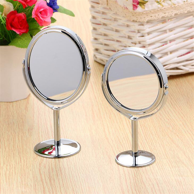 Metal Small Mirror, Desktop Mirror, Double-sided Makeup Mirror - Mubimart -  