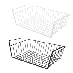 Metal Wrought Iron Home Storage Organizing Basket - Mubimart -  