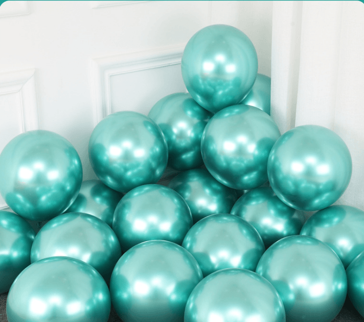 Metallic Gold White Pearl Balloons Baby Shower Wedding Birthday Party Navy Blue Gold Confetti Ballon Decor Kid - Mubimart