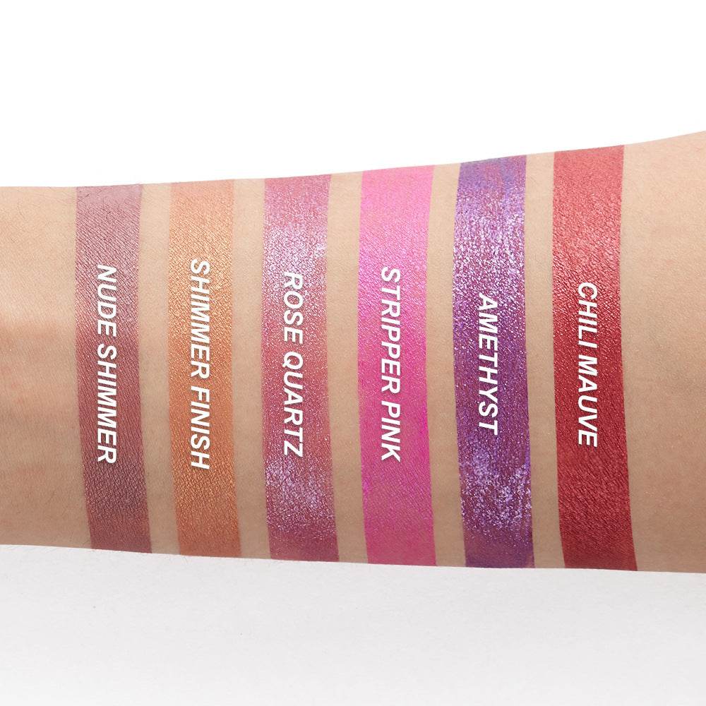Metallic Liquid Lipstick Lip Gloss Does Not Stick To Cup Lip Glaze - Mubimart