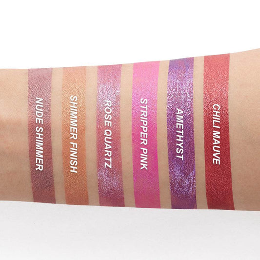 Metallic Liquid Lipstick Lip Gloss Does Not Stick To Cup Lip Glaze - Mubimart