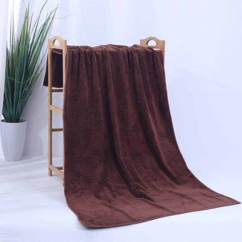 Microfiber Thickened Car Wash Cleaning Towel Beauty Salon Bath Towels - Mubimart