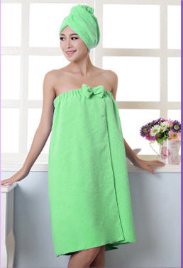 Microfiber Tube Top Bow To Wear Bath Towels - Mubimart -  