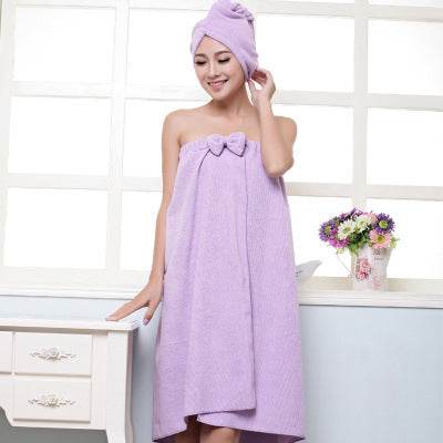 Microfiber Tube Top Bow To Wear Bath Towels - Mubimart