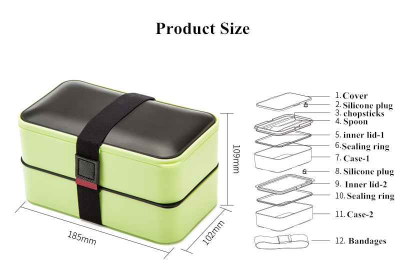 Microwave bento box - Mubimart -  