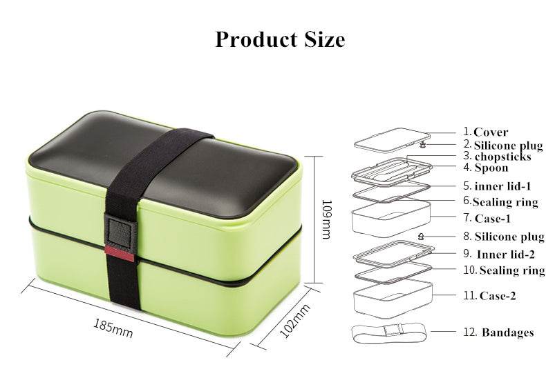 Microwave bento box - Mubimart