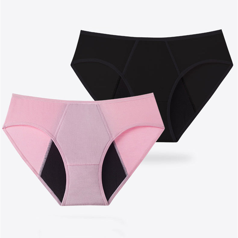 Mid-waist Physiological Period Special Underwear Menstruation Period Leak-proof - Mubimart - Period underwear 