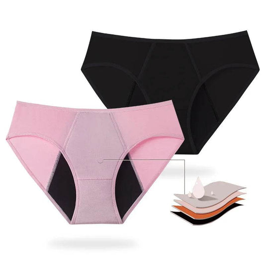 Mid-waist Physiological Period Special Underwear Menstruation Period Leak-proof - Mubimart