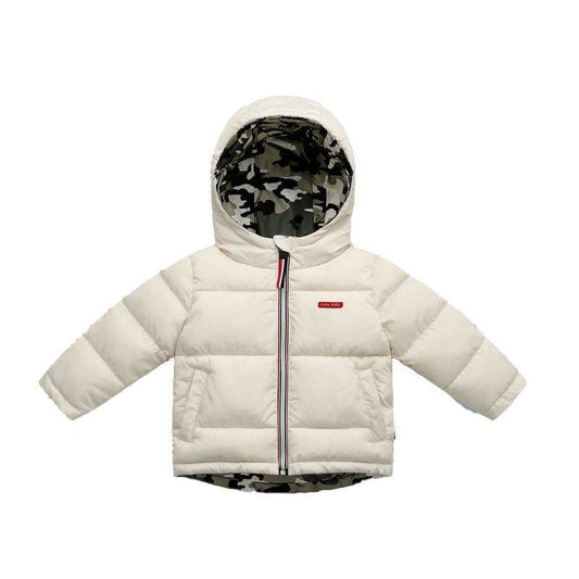 Middle And Small Children Wear Double-sided Padded Winter Jackets - Mubimart