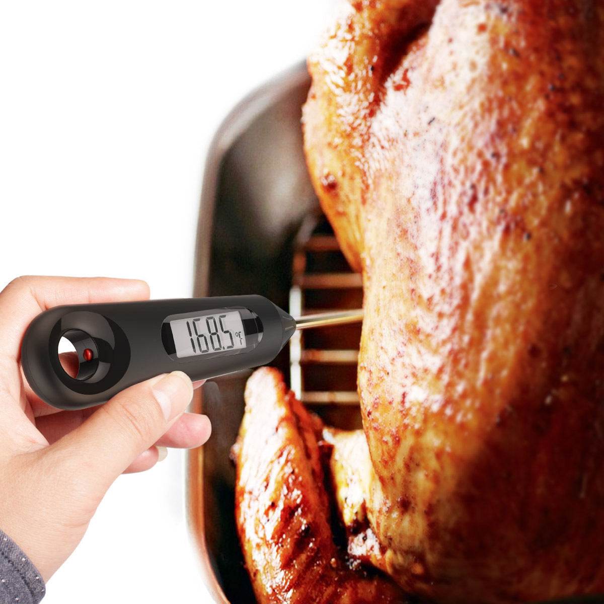 Milk Coffee Barbecue Two-in-one Food Thermometer - Mubimart