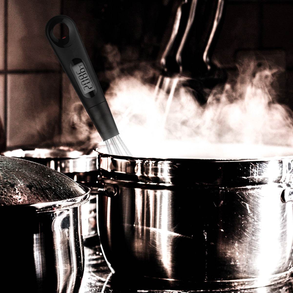 Milk Coffee Barbecue Two-in-one Food Thermometer - Mubimart