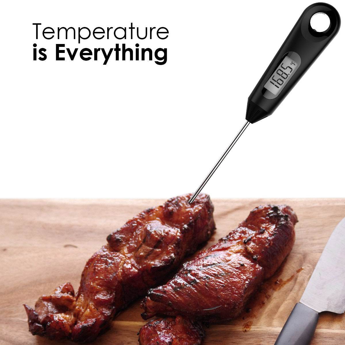 Milk Coffee Barbecue Two-in-one Food Thermometer - Mubimart