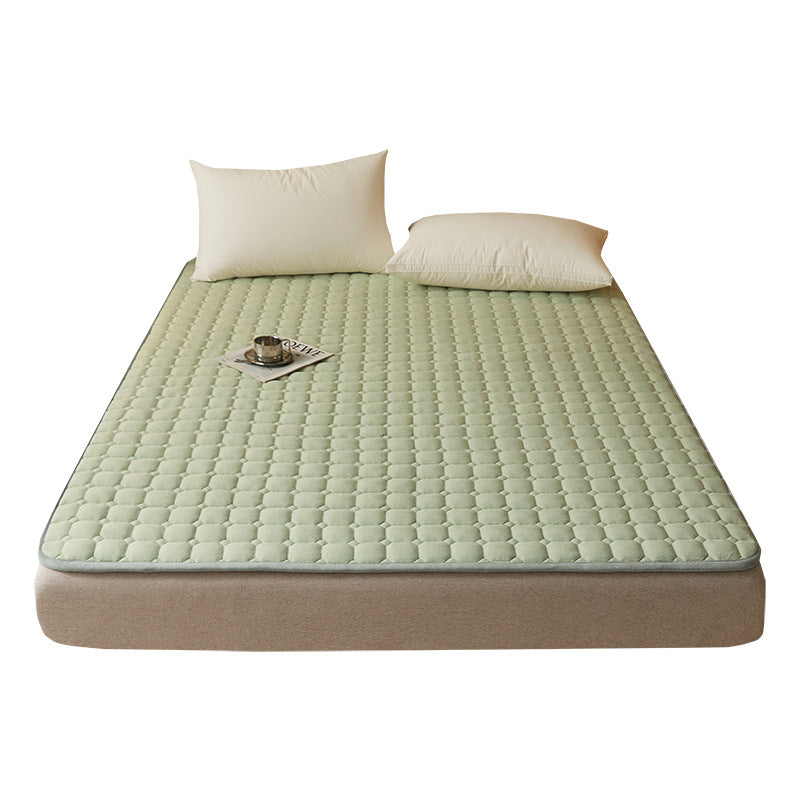 Milk Fiber Quilted Mattress Cushion Home Bed Cushion - Mubimart -  