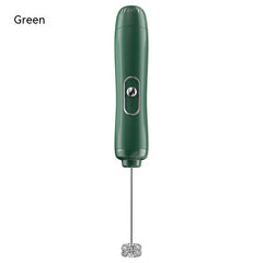 Milk Frother Egg Beater Coffee Frother Household Electric Milk Stirring Battery Handheld Blender - Mubimart -  