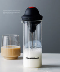 Milk Frother Milk Frother Latte Milk Frother Milk Frother Beverage Mixing Cup - Mubimart - Milk frother 