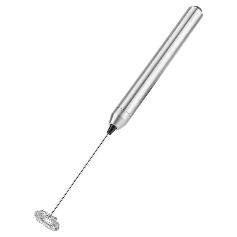 Milk Frother Stainless Steel Electric Milk Frother with Brac - Mubimart