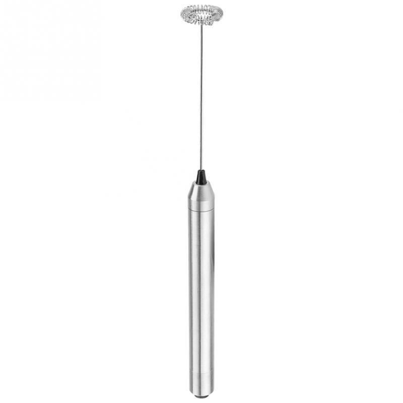 Milk Frother Stainless Steel Electric Milk Frother with Brac - Mubimart -  