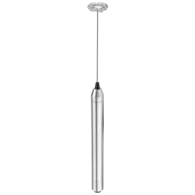 Milk Frother Stainless Steel Electric Milk Frother with Brac - Mubimart