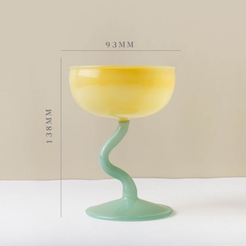 Milk Tea Milkshake Dessert Glass Cup Goblet Pudding Ice Cream Bowl Ice Cream Cup - Mubimart