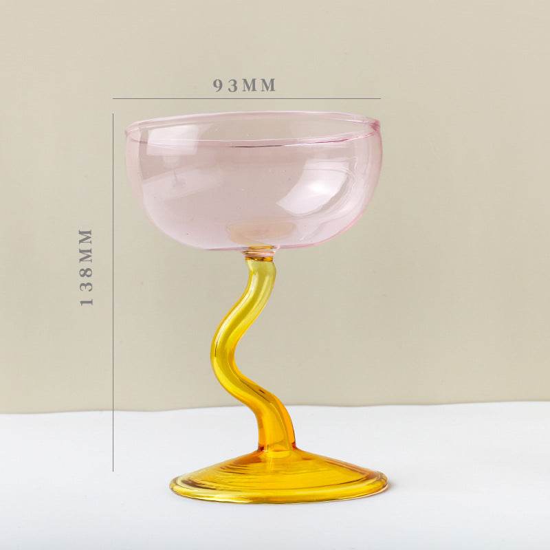 Milk Tea Milkshake Dessert Glass Cup Goblet Pudding Ice Cream Bowl Ice Cream Cup - Mubimart