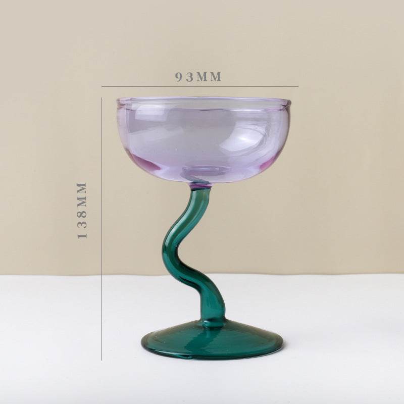 Milk Tea Milkshake Dessert Glass Cup Goblet Pudding Ice Cream Bowl Ice Cream Cup - Mubimart