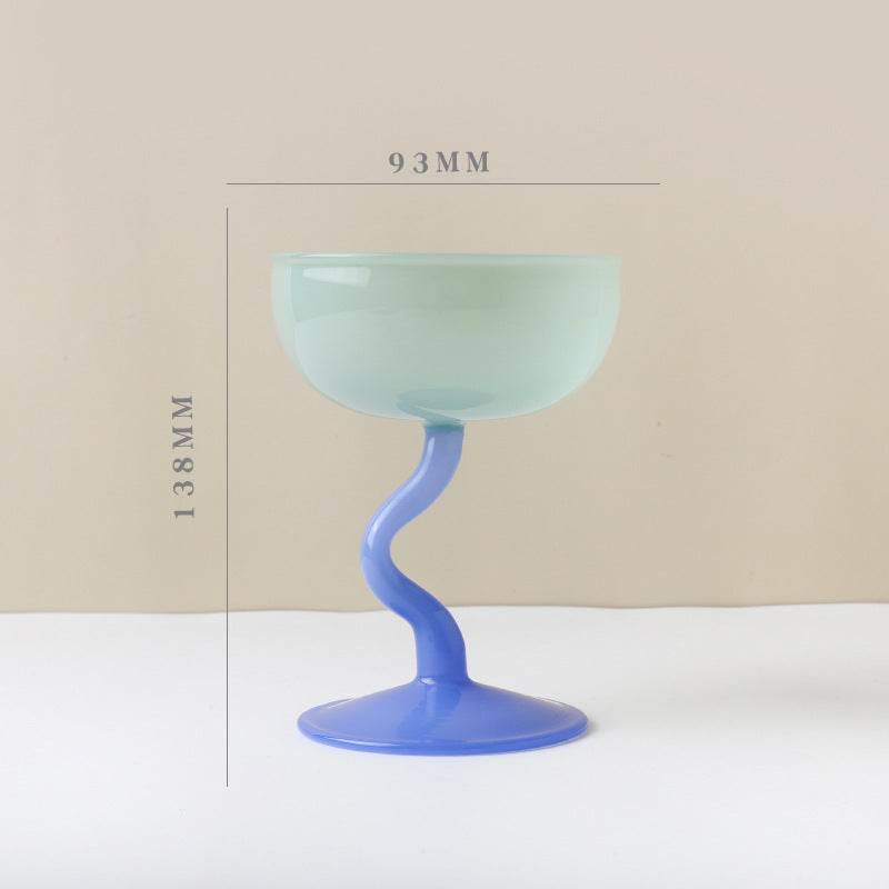 Milk Tea Milkshake Dessert Glass Cup Goblet Pudding Ice Cream Bowl Ice Cream Cup - Mubimart