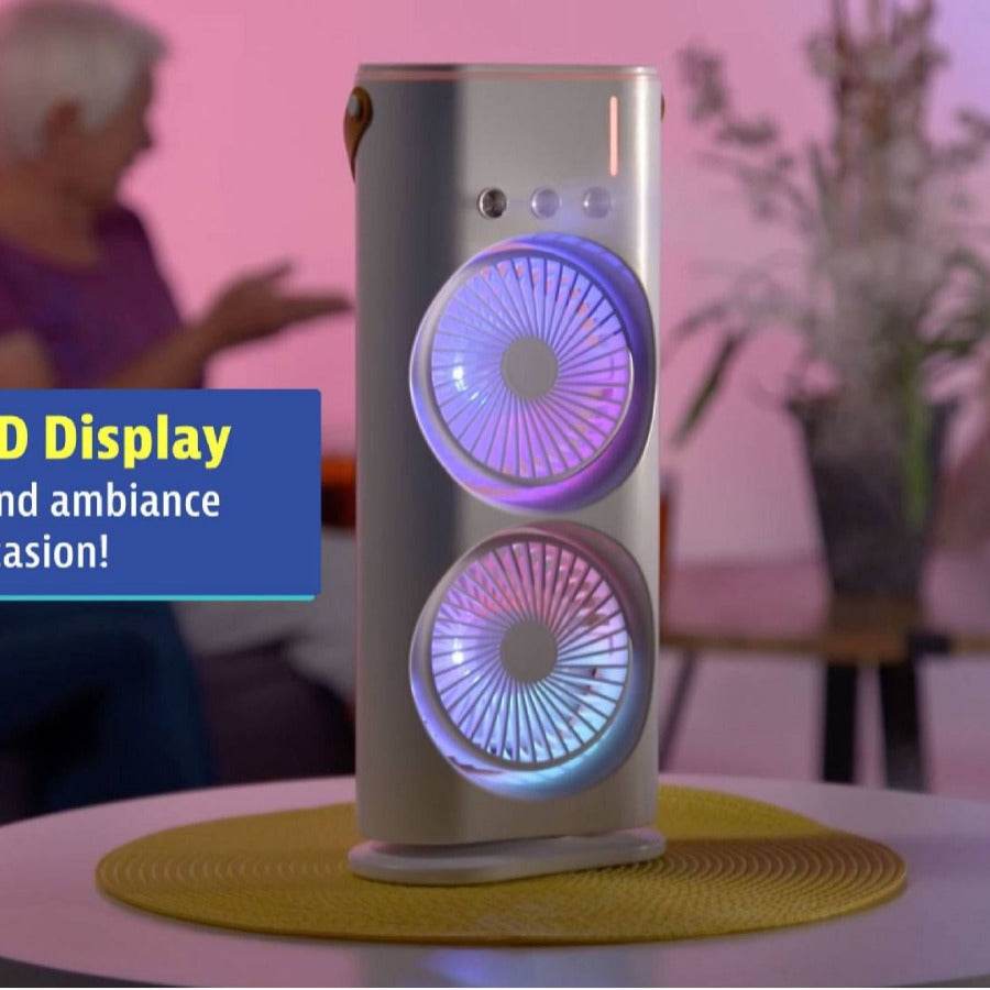 Mini Air Cooler Multifunctional Usb Portable Air Conditioner Fan - Mubimart