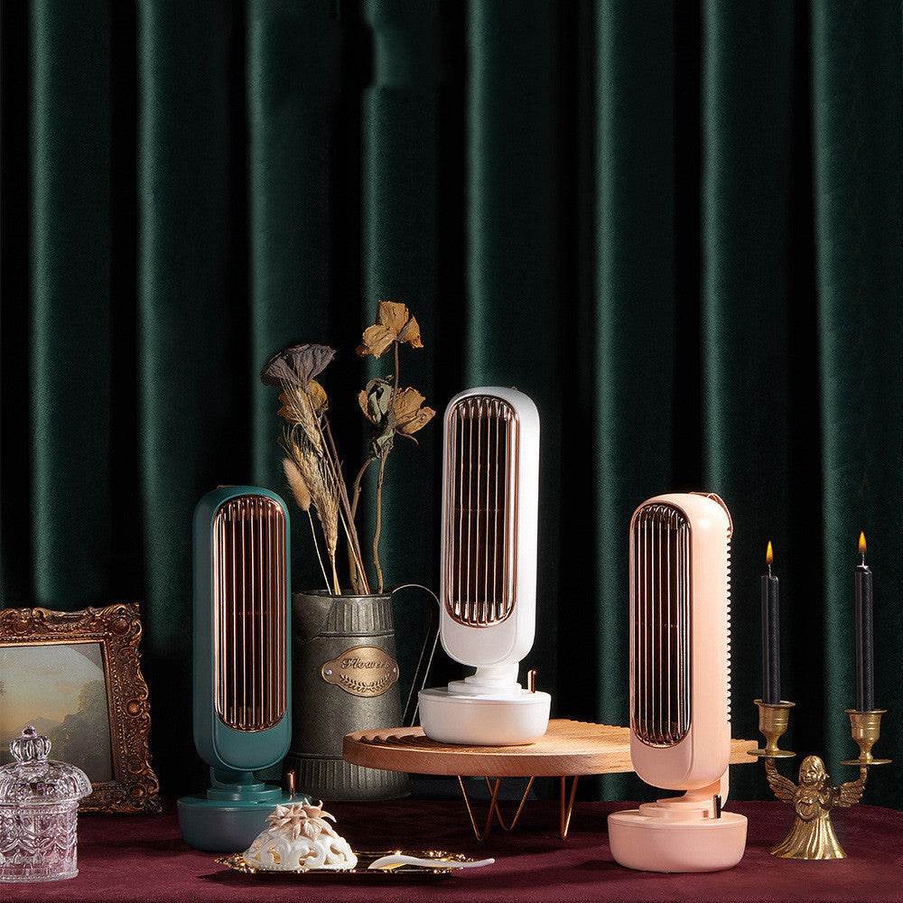 Mini Cooling Air Conditioning Fan Refrigeration Spray Fan Office Cold Water Fan - Mubimart