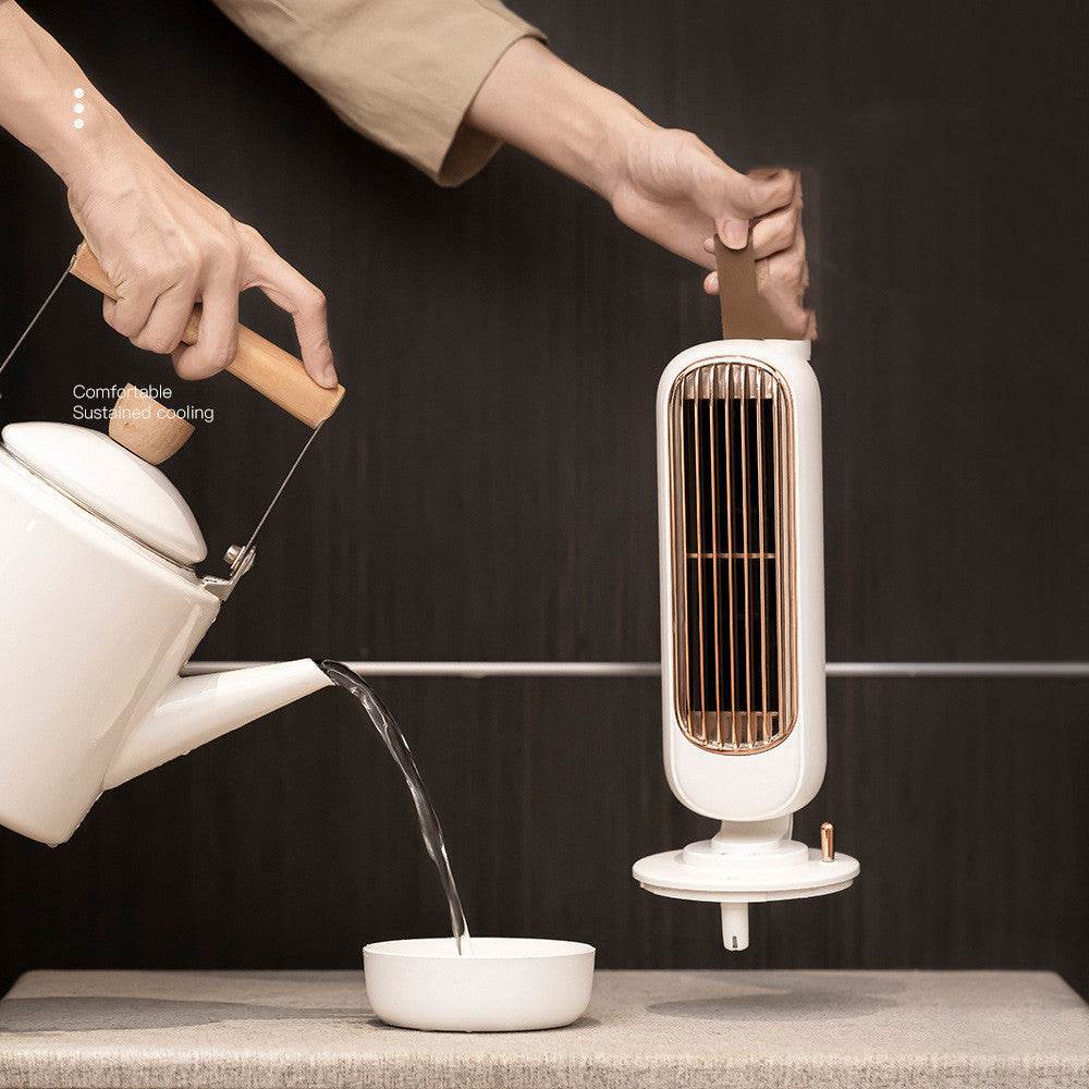 Mini Cooling Air Conditioning Fan Refrigeration Spray Fan Office Cold Water Fan - Mubimart