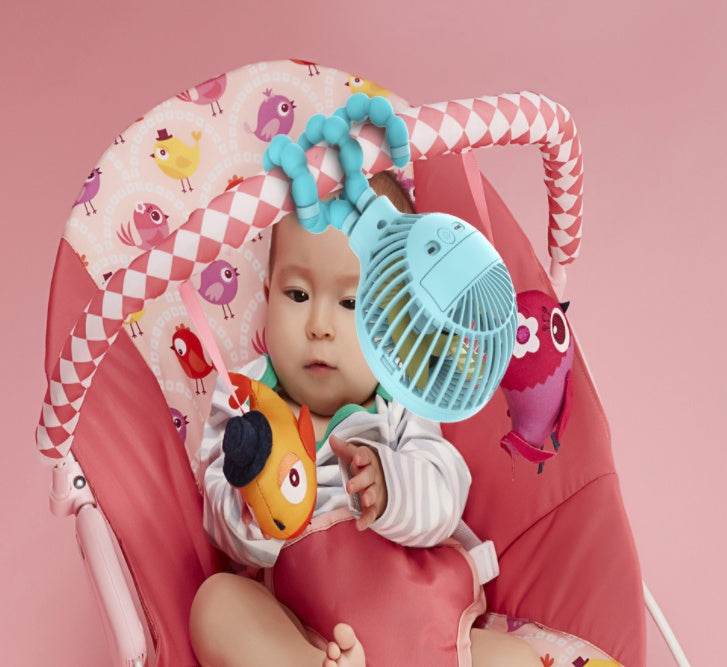 Mini Electric Fan Octopus Foldable Usb Charging Handheld Fan - Mubimart