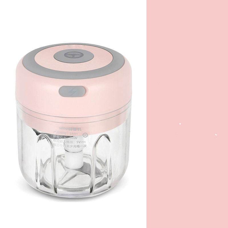 Mini Electric Garlic Chopper USB Charging Ginger Masher Machine Sturdy Durable Chili Vegetable Crusher Kitchen Tool - Mubimart