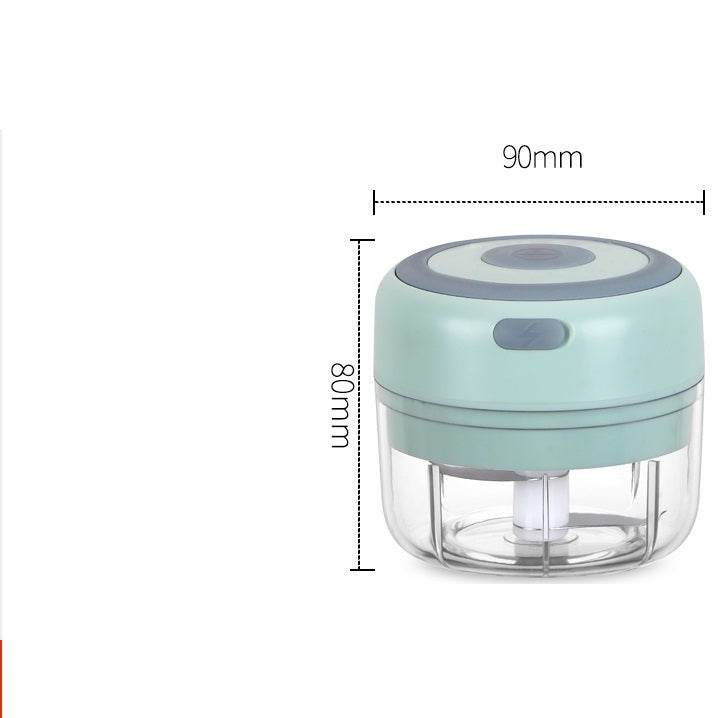 Mini Electric Garlic Chopper USB Charging Ginger Masher Machine Sturdy Durable Chili Vegetable Crusher Kitchen Tool - Mubimart
