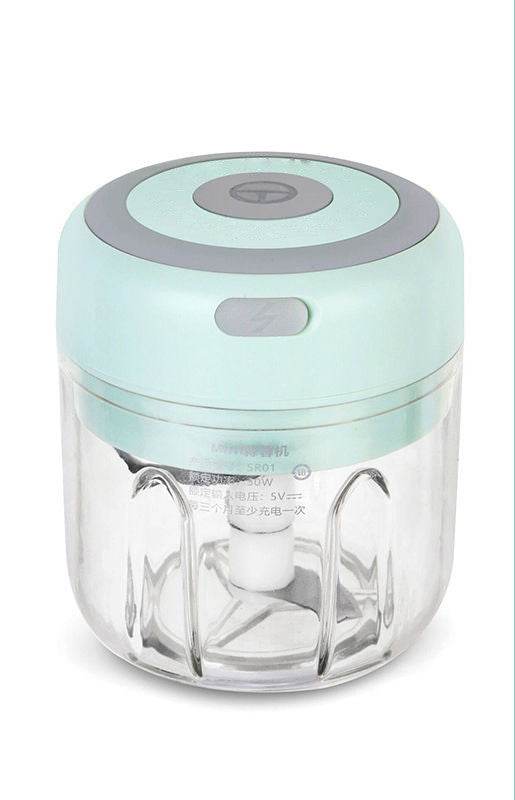 Mini Electric Garlic Chopper USB Charging Ginger Masher Machine Sturdy Durable Chili Vegetable Crusher Kitchen Tool - Mubimart