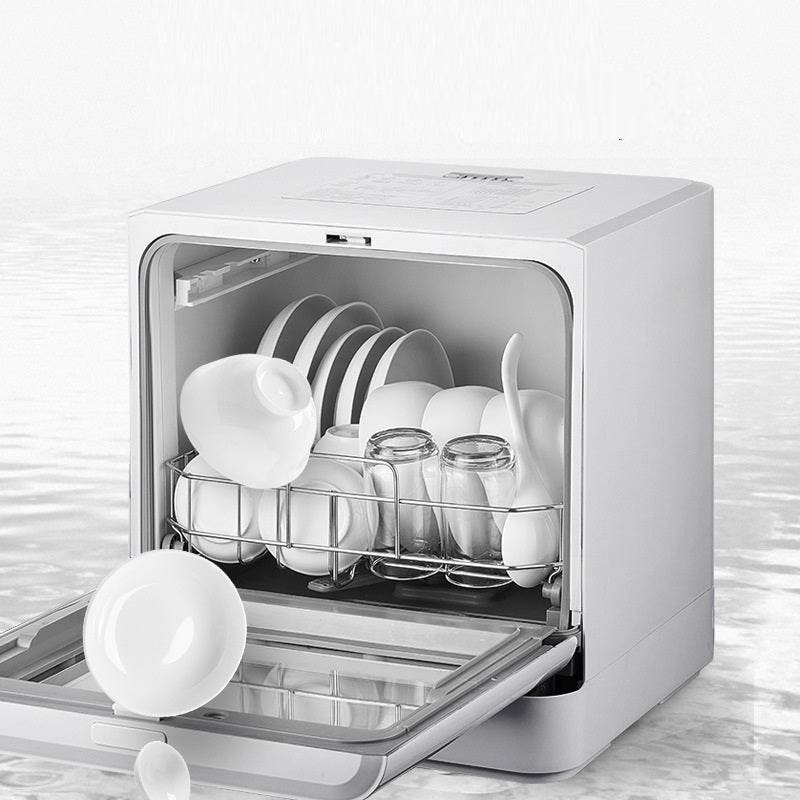 Mini Embedded Household Full-automatic High-temperature Drying Disinfection 110V Dishwasher - Mubimart